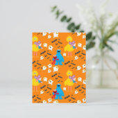 Sesamstraat Halloween vleermuizen en geesten patro Briefkaart (Staand voorkant)