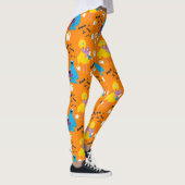 Sesamstraat Halloween vleermuizen en geesten patro Leggings (Rechts)