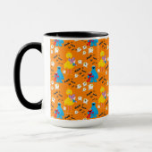 Sesamstraat Halloween vleermuizen en geesten patro Mok (Links)