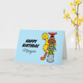 Sesamstraat | Happy Birthday Pals Kaart (Gele Bloem)