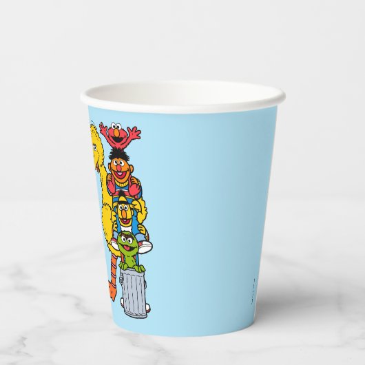 Sesamstraat | Happy Birthday Pals Papieren Bekers (Achterkant)