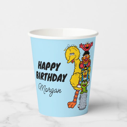 Sesamstraat | Happy Birthday Pals Papieren Bekers (Links)