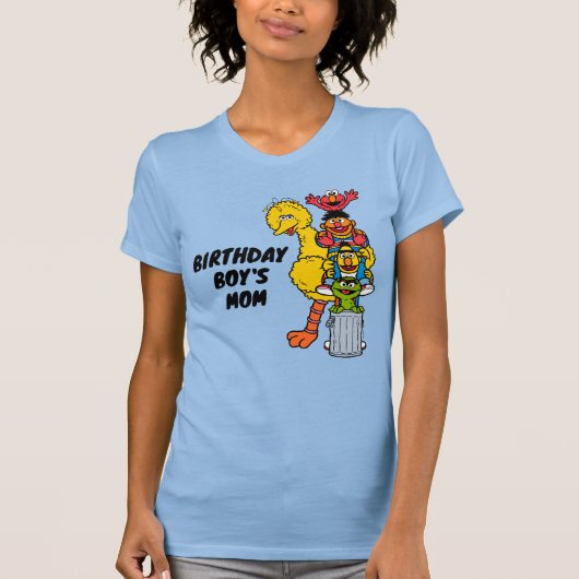 Sesamstraat | Happy Birthday Pals T-shirt (Voorkant)