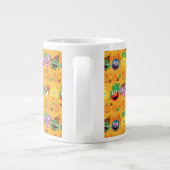 Sesamstraat herfstbladeren patroon grote koffiekop (Achterkant)