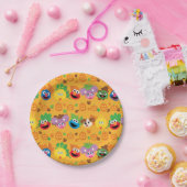 Sesamstraat herfstbladeren patroon papieren bordje (Feest)