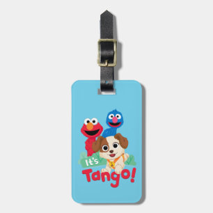 Sesamstraat   Het is Tango met Elmo & Grover Bagagelabel