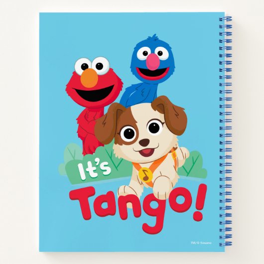 Sesamstraat | Het is Tango met Elmo & Grover Notitieboek (Achterkant)