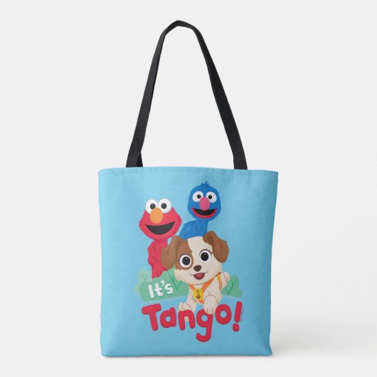 Sesamstraat | Het is Tango met Elmo & Grover Tote Bag (Achterkant)