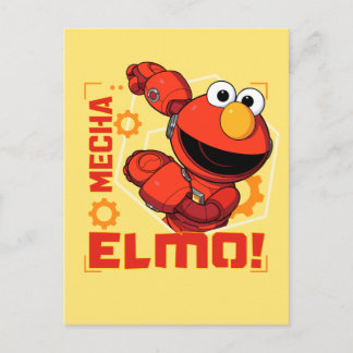 Sesamstraat | Het ontwerp van Mecha Builders Elmo Briefkaart