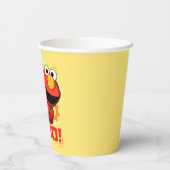 Sesamstraat | Het ontwerp van Mecha Builders Elmo Papieren Bekers (Achterkant)