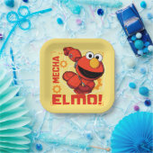 Sesamstraat | Het ontwerp van Mecha Builders Elmo Papieren Bordje (Feest)