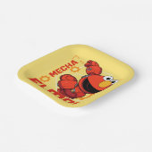 Sesamstraat | Het ontwerp van Mecha Builders Elmo Papieren Bordje (Gebogen)