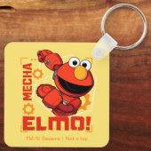 Sesamstraat | Het ontwerp van Mecha Builders Elmo Sleutelhanger (Achterkant)