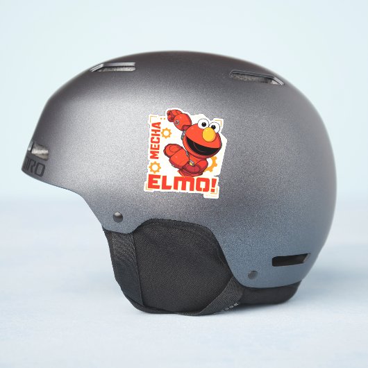 Sesamstraat | Het ontwerp van Mecha Builders Elmo Sticker (Helm Zijkant)