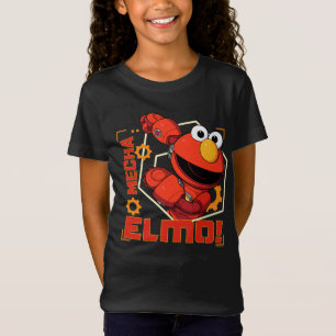 Sesamstraat   Het ontwerp van Mecha Builders Elmo T-shirt