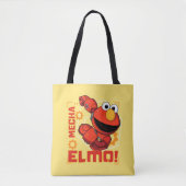 Sesamstraat | Het ontwerp van Mecha Builders Elmo Tote Bag (Voorkant)
