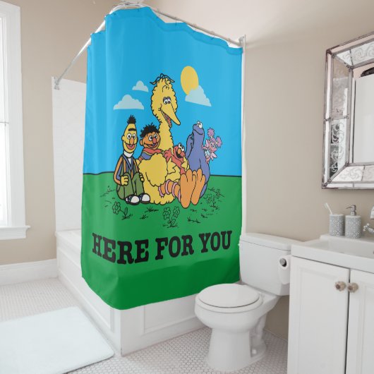 Sesamstraat | Hier voor jou Douchegordijn (In situ)