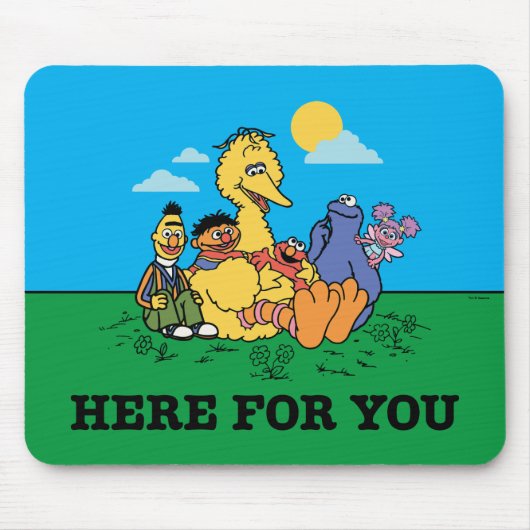 Sesamstraat | Hier voor jou Muismat (Voorkant)