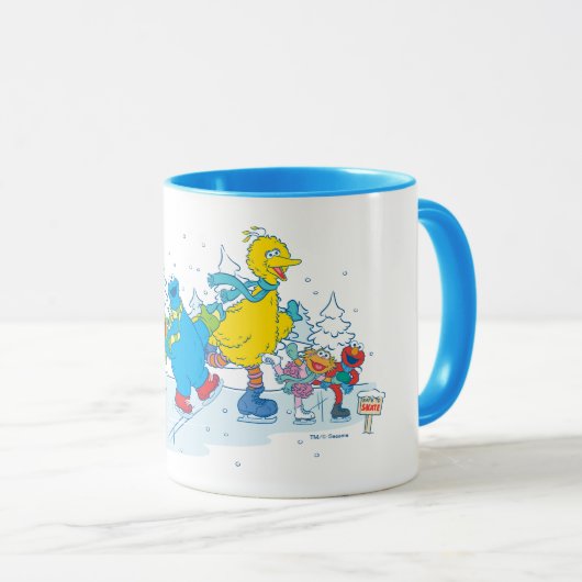 Sesamstraat | IJsschaatsen Mok (Voorkant rechts)