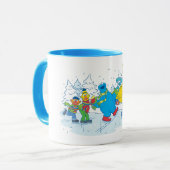 Sesamstraat | IJsschaatsen Mok (Voorkant links)