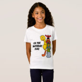 Sesamstraat | Ik ben het meisje van de Birthday T-shirt (Voorkant volledig)