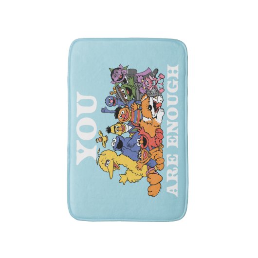 Sesamstraat | Je bent genoeg Badmat (Voorkant Verticaal)