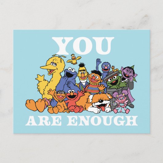 Sesamstraat | Je bent genoeg Briefkaart (Voorkant)