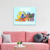 Sesamstraat | Je bent genoeg Canvas Afdruk (Insitu (Woonkamer))