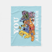 Sesamstraat | Je bent genoeg Fleece Deken (Voorkant)