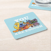 Sesamstraat | Je bent genoeg Kartonnen Onderzetters (Schuin)