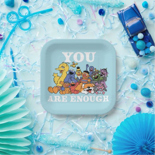 Sesamstraat | Je bent genoeg Papieren Bordje (Feest)