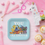 Sesamstraat | Je bent genoeg Papieren Bordje (Feest)