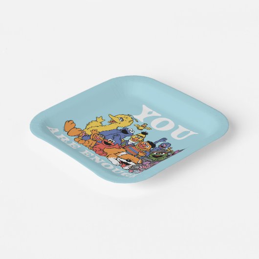 Sesamstraat | Je bent genoeg Papieren Bordje (Gebogen)