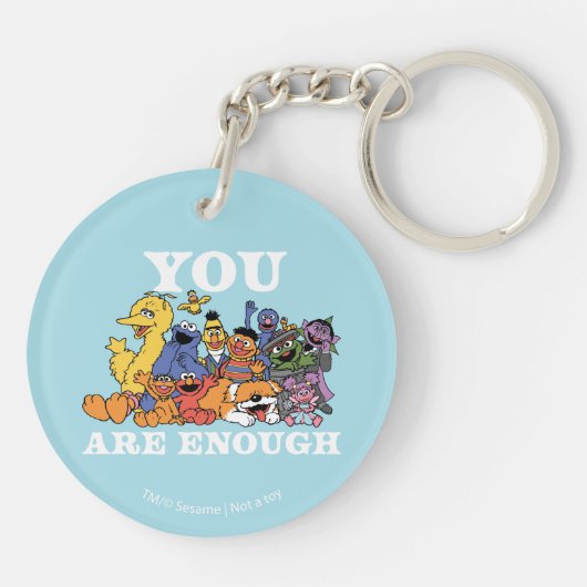 Sesamstraat | Je bent genoeg Sleutelhanger (Achterkant)