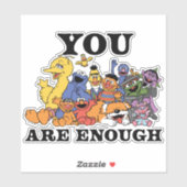 Sesamstraat | Je bent genoeg Sticker (Vel)