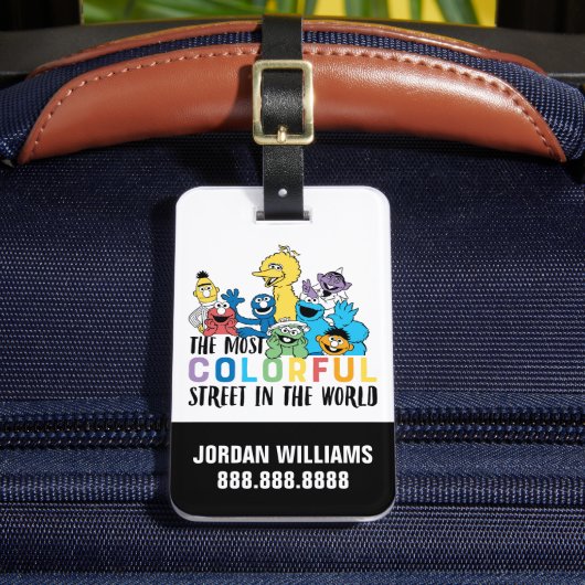 Sesamstraat | Jouw namen toevoegen Bagagelabel (Voorkant Insitu 2)