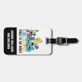 Sesamstraat | Jouw namen toevoegen Bagagelabel (Voorkant horizontaal)