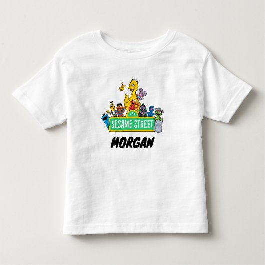 Sesamstraat | Jouw namen toevoegen Kinder Shirts (Voorkant)