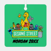 Sesamstraat | Jouw namen toevoegen Metalen Ornament (Achterkant)