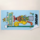 Sesamstraat | Jouw namen toevoegen Strandlaken (Voorkant)