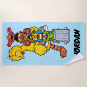 Sesamstraat | Jouw namen toevoegen Strandlaken (Voorkant)