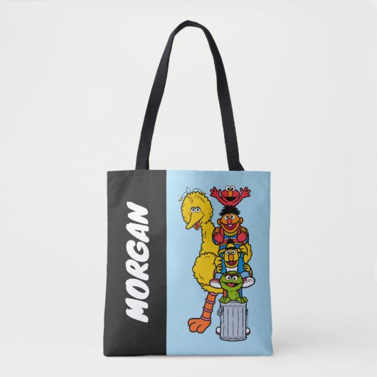 Sesamstraat | Jouw namen toevoegen Tote Bag (Voorkant)