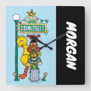 Sesamstraat   Jouw namen toevoegen Vierkante Klok