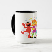 Sesamstraat | Julia, Elmo en Abby Dancing Mok (Voorkant links)