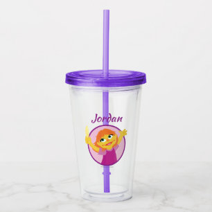 Sesamstraat Julia Holding Feather Acryl Drinkbeker