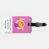 Sesamstraat | Julia Holding Feather Bagagelabel (Achterkant horizontaal)