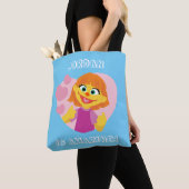 Sesamstraat | Julia Pink Heart Tote Bag (Dichtbij)