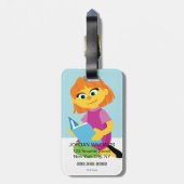 Sesamstraat | Julia Reading a Book Bagagelabel (Achterkant verticaal)