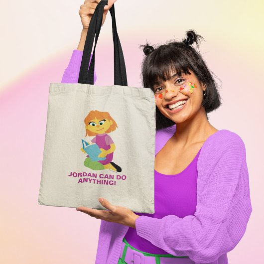 Sesamstraat | Julia Reading a Book Tote Bag