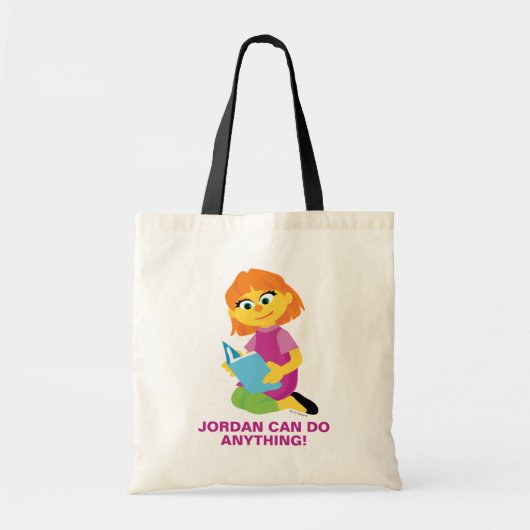 Sesamstraat | Julia Reading a Book Tote Bag (Voorkant)
